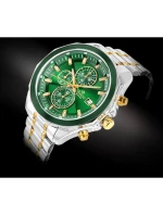 Pánské hodinky Giewont Chronograph Sapphire Silver Green GW7290-B7 Pánské hodinky Giewont Chronograph Sapphire Silver Green GW7290-B7