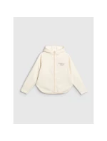 Dívčí volný fleece s kapucí 4F 4FJRAW25TFLEF444-11S