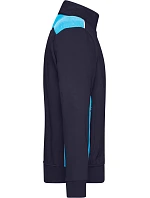 Daiber JN 870 Pánská pracovní mikina - Color 02.0870 navy/turquoise Daiber JN 870 Pánská pracovní mikina - Color 02.0870 navy/turquoise