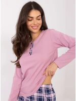 Pyžamo DU PI FP 004.03 tmavě růžové Pyžamo DU PI FP 004.03 tmavě růžové