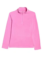 Dívčí fleecová mikina 4F F060 fuchsiová 4FJWAW25UFLEF060 55S