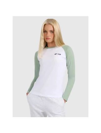Dámské běžné tričko s dlouhým rukávem 4F 4FWAW25TLONF579-42S