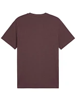 Pánské tričko Puma ESS Small No.1 s logem uprostřed, hnědé, 692912 91