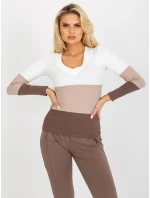 Halenka RV BZ 8431.31X bílo-hnědá