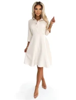 286-7 SANDY Košilové halenkové šaty s páskem - BEACH 286-7 SANDY Košilové halenkové šaty s páskem - BEACH