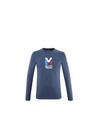 MILLET M Chamonix Tri Ts Ls T-shirt navy blue pánské MILLET M Chamonix Tri Ts Ls T-shirt navy blue pánské