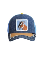 Kšiltovka Goorin Bros. Silky Goat Denim Trucker Cap - 101-1281-DEN