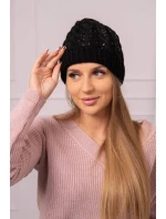 Dámská čepice Kalina K362 černá Dámská čepice Kalina K362 černá