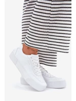 Nízké sneakersy z eko kůže Big Star RR274303 Bílé