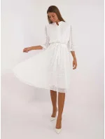 Dámské šaty LK SK 509730.08 bílé - FPrice Dámské šaty LK SK 509730.08 bílé - FPrice