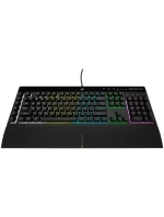 Corsair | Gumová kopulka | K55 RGB PRO | Herní klávesnice | RGB LED světlo | Spojené státy | Kabelové | Černé Corsair | Gumová kopulka | K55 RGB PRO | Herní klávesnice | RGB LED světlo | Spojené státy | Kabelové | Černé