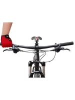 CYKLISTICKÉ RUKAVICE DUNLOP SENIOR R.L - ČERVENÉ