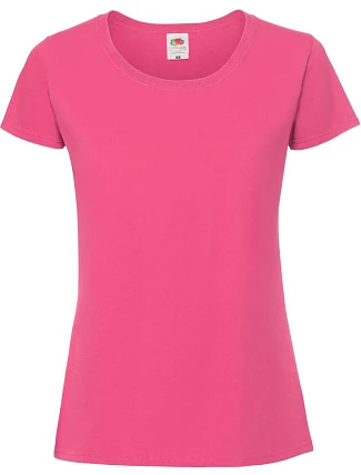 Fruit of the Loom Lady-Fit Iconic 195 T Dámské tričko z těžké bavlny 16.1424 fuchsia Fruit of the Loom Lady-Fit Iconic 195 T Dámské tričko z těžké bavlny 16.1424 fuchsia