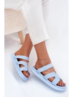 Dámské Gumové Pantofle S Páskem Modré Tavirae