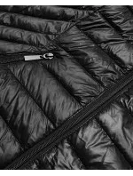 Černá dámská prošívaná bunda pro přechodné období (5M785-392)