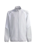 Dětská mikina adidas Tiro 26 League Presentation světle šedá JZ9053