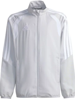 Dětská mikina adidas Tiro 26 League Presentation světle šedá JZ9053