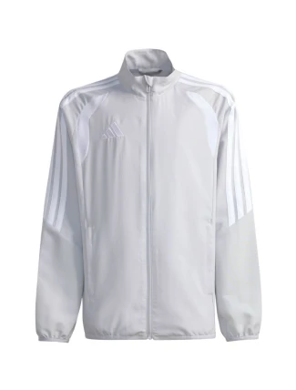 Dětská mikina adidas Tiro 26 League Presentation světle šedá JZ9053