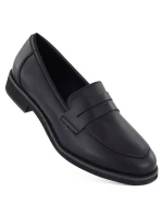 Kožené polobotky Jezzi černé SFY25128