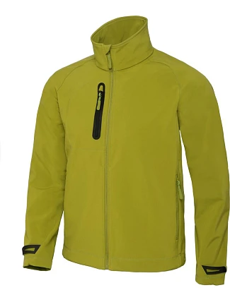 B&C X-Lite Softshell /men Pánská 3-vrstvá softshellová bunda 01.0951 green moss