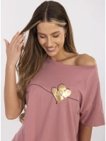 Tričko CLM TS 1017.03 tmavě růžové