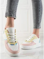 Originální dámské vícebarevné tenisky bez podpatku 8757 Originální dámské vícebarevné tenisky bez podpatku 8757