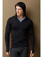 Stedman Seamless Sports Jacket Men Pánská sportovní bunda s kapucí 05.8870 black opal Stedman Seamless Sports Jacket Men Pánská sportovní bunda s kapucí 05.8870 black opal