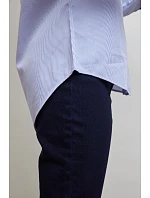 NEOBLU Baptiste Women Mikro keprová halenka s dlouhým rukávem 24.4339 blue stripes