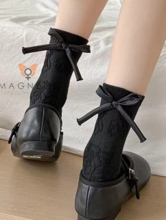 Magnetis ponožky CO5020 Žakárový medvídek