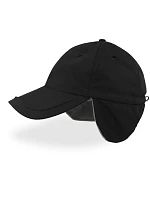 Atlantis Headwear Techno Flap-S 6 panelová kšiltovka s ochranou uší 33.0225 black Atlantis Headwear Techno Flap-S 6 panelová kšiltovka s ochranou uší 33.0225 black