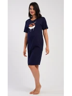 Dámská noční košile mateřská Méďa na obláčku