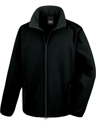 Result R 231M Pánská 2-vrstvá softshell bunda "Printable" 30.231M black/black Result R 231M Pánská 2-vrstvá softshell bunda "Printable" 30.231M black/black