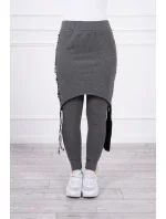 Kalhoty/oblek s nápisem selfie graphite