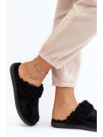Inblu Dámské zateplené pantofle EK000010 Černé Inblu Dámské zateplené pantofle EK000010 Černé