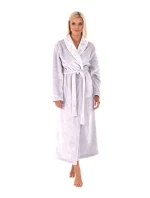 Dámský župan Flora 2556 jednobarevný dove grey - Vestis Dámský župan Flora 2556 jednobarevný dove grey - Vestis