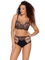Dámská podprsenka 2007 Jardin black - AVA Dámská podprsenka 2007 Jardin black - AVA