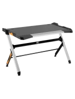 Černý herní stůl velký RGB Led NanoRS RS150 50kg max, výška 780mm