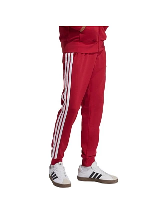 Pánské kalhoty adidas Essential 3-Stripes French Terry bordó KR2702 Pánské kalhoty adidas Essential 3-Stripes French Terry bordó KR2702