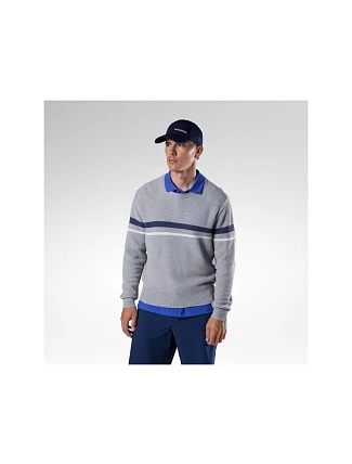 Pánský svetr ROSSIGNOL M Knitted Cn Sweater, šedý Pánský svetr ROSSIGNOL M Knitted Cn Sweater, šedý