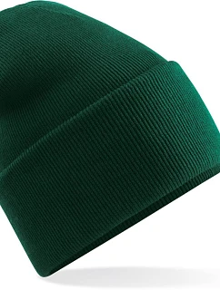 Beechfield B 40R Pletená čepice "Original" s dlouhým lemem 53.040R bottle green