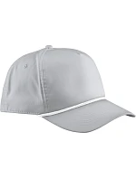 Beechfield B 194R 5 panelová golfová kšiltovka 53.194R light grey/white Beechfield B 194R 5 panelová golfová kšiltovka 53.194R light grey/white