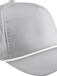 Beechfield B 194R 5 panelová golfová kšiltovka 53.194R light grey/white