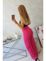 Široké kalhoty fuchsiové barvy Široké kalhoty fuchsiové barvy