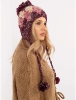 Čepice AT CZ CHA9213.91 bordó Čepice AT CZ CHA9213.91 bordó