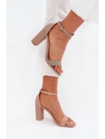 Sandály na podpatku  model 215640 Step in style