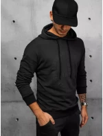 FashionStreet černá pánská tepláková souprava AX0692