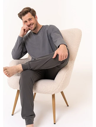 Pyžamo Moraj PDM4600-021 dlouhé rukávy, velikosti M–2XL Pyžamo Moraj PDM4600-021 dlouhé rukávy, velikosti M–2XL