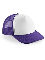 Beechfield B 645 5 panelová kšiltovka Vintage Trucker 53.0645 purple/white