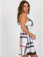 Noční košile BR KN 1058 2 bílo-černá Noční košile BR KN 1058 2 bílo-černá