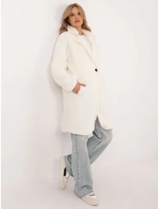 Kabát DHJ PL 19991.93P ecru Kabát DHJ PL 19991.93P ecru
